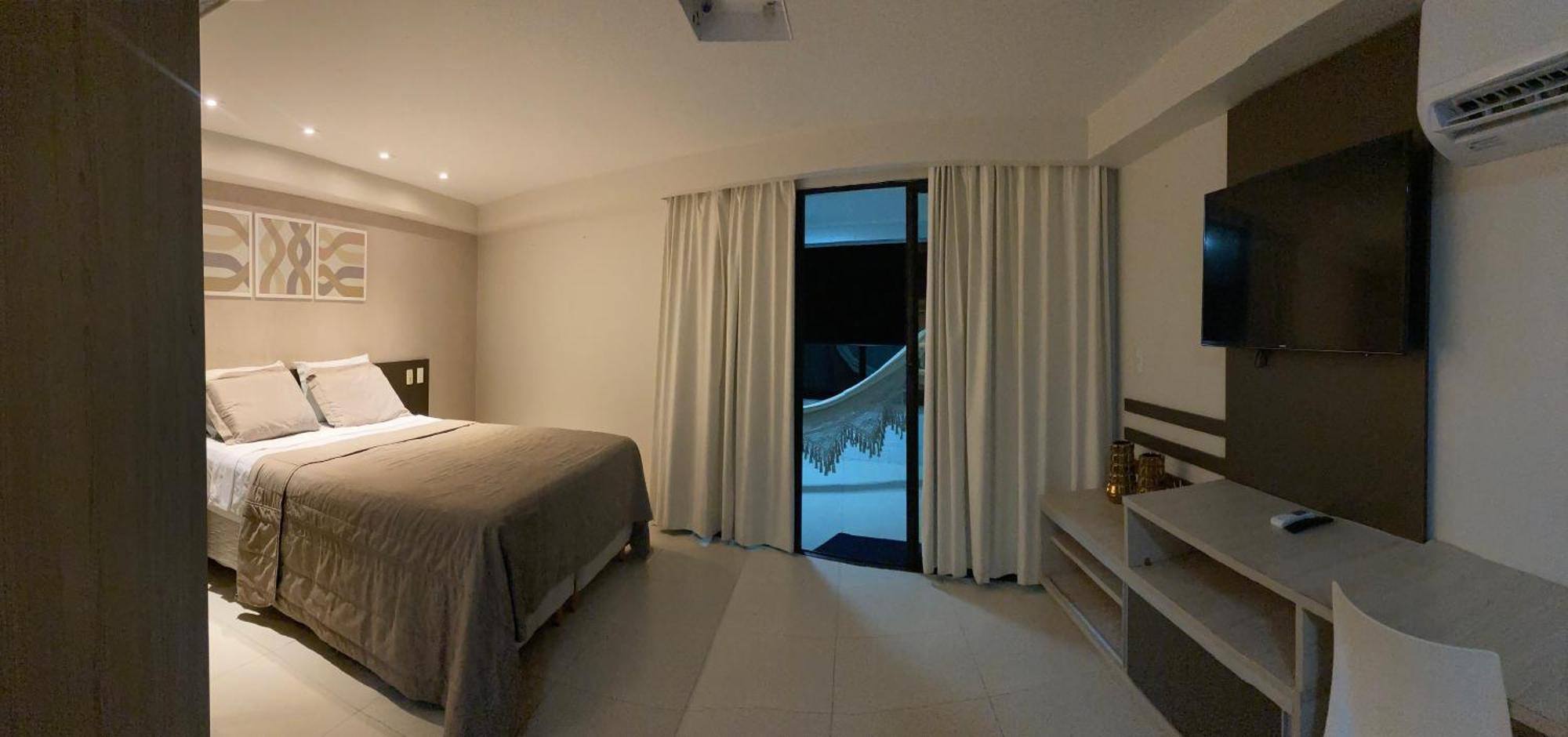 شقة Tabatinga Luxxor Flat - Vista Mar كوندي المظهر الخارجي الصورة